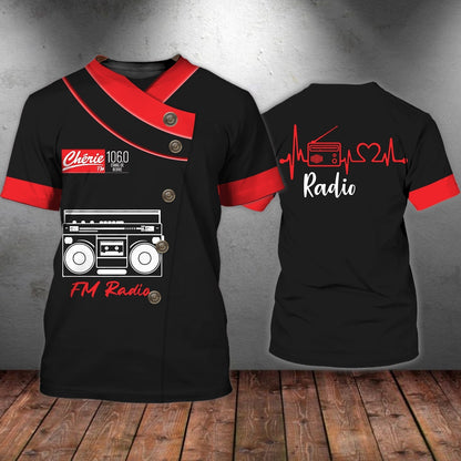 3D All Over Printed Fm Radio Shirt Men Women Love Radio Shirts TO1868