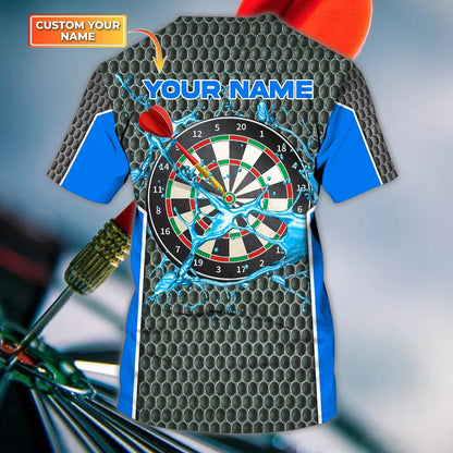 Personalized One More Dart Shirt For Son And Husband, Love Dart T Shirt, Dart Player 3D Shirts TO0895