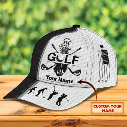 Personalized Classic Cap For Golf Lovers, Baseball Man Cap, Birthday Golfer Man Gifts, Present To Golfer CO0341