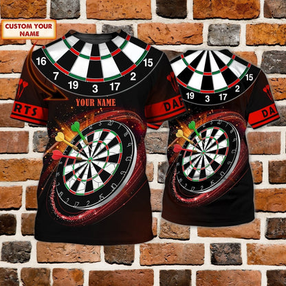 Customized 3D Full Printed I Play Dart Shirt For Dart Player, I Love Dart Shirts, Present For Dart Lover TO0668