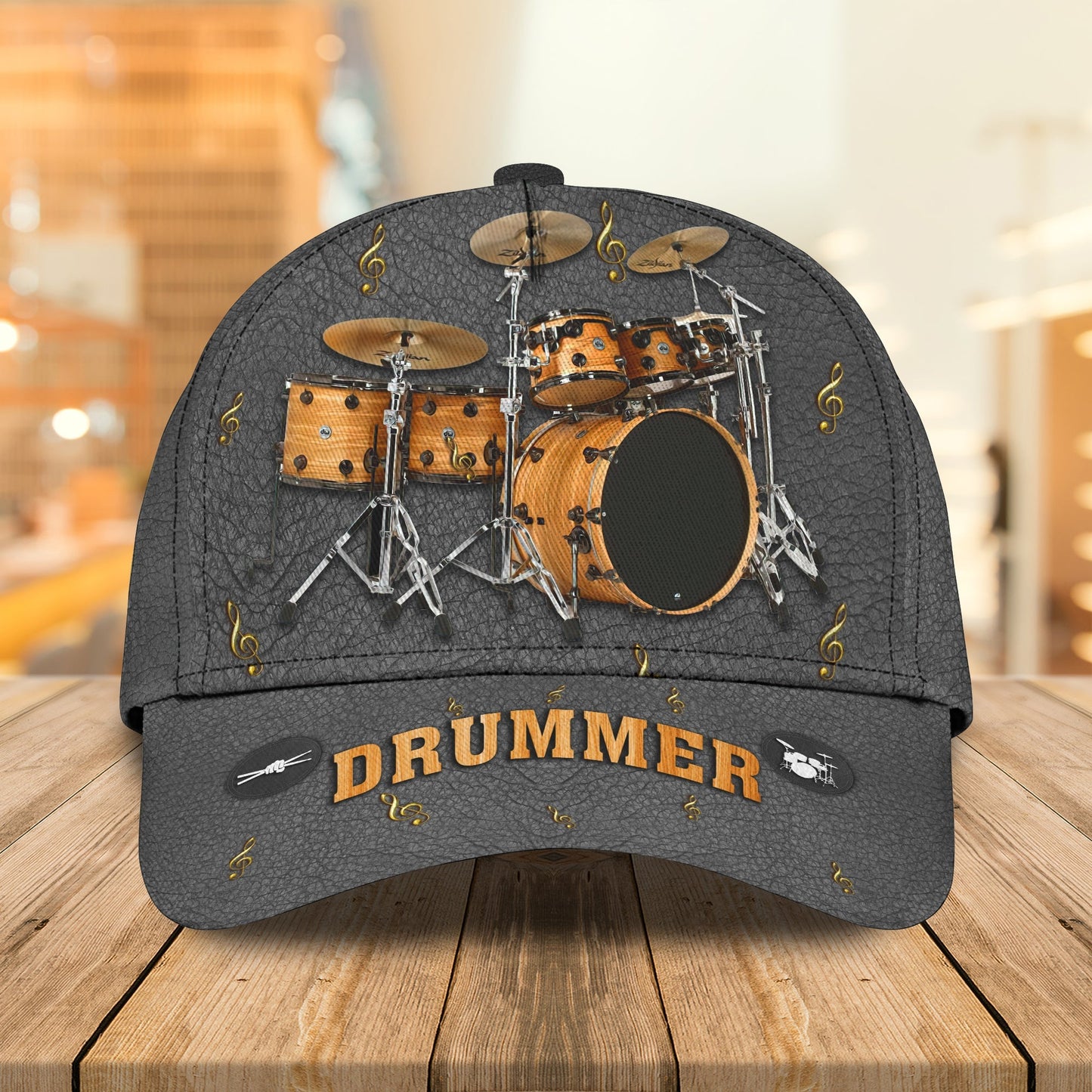 3D Classic Cap Drummer Cap Lasfour CA2120