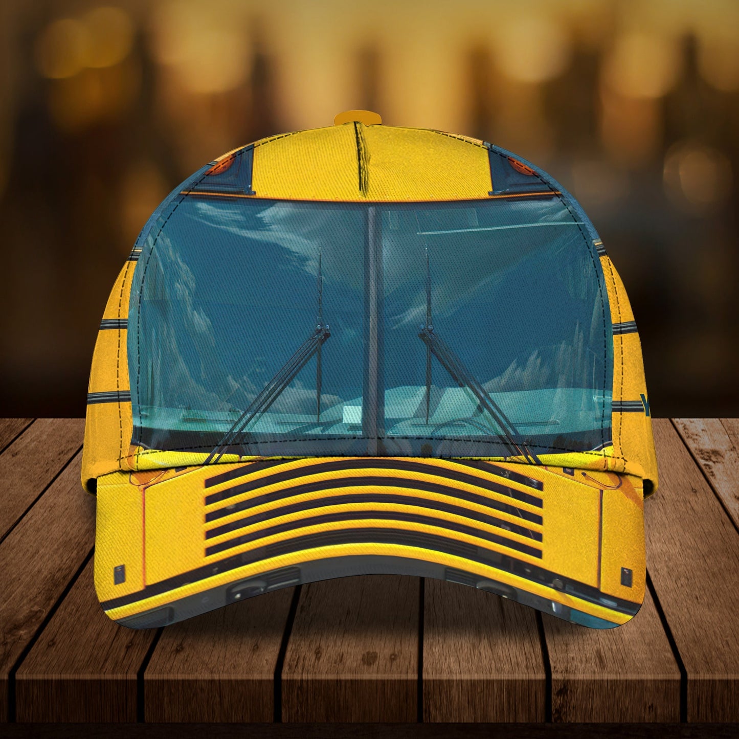 3D Classic Cap Bus Driver Personalized Name Cap Lasfour CA0645