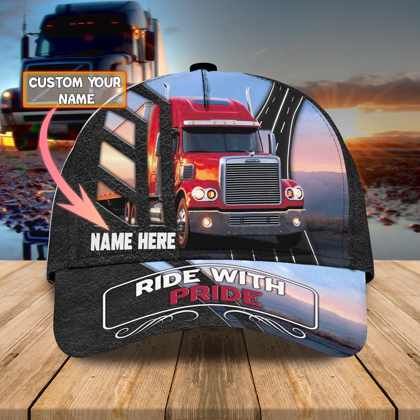 3D Classic Cap I Am Trucker Personalized Name Cap CA0527