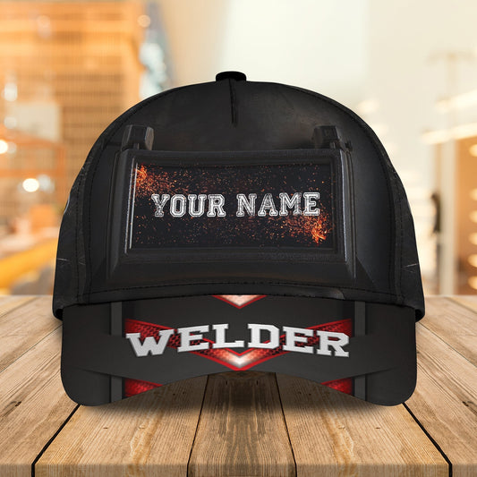 3D Classic Cap Welder Personalized Name Cap Lasfour CA1852