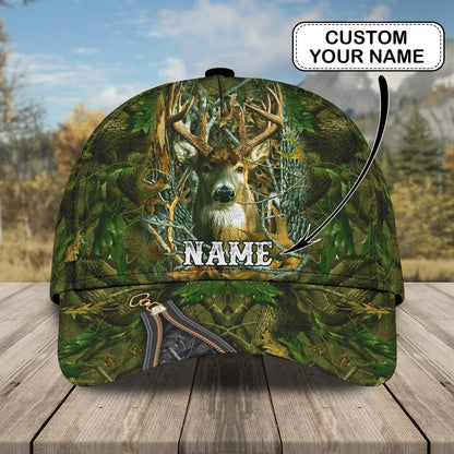 3D Classic Cap Hunting Is My Life Personalized Name Cap Lasfour CA0720