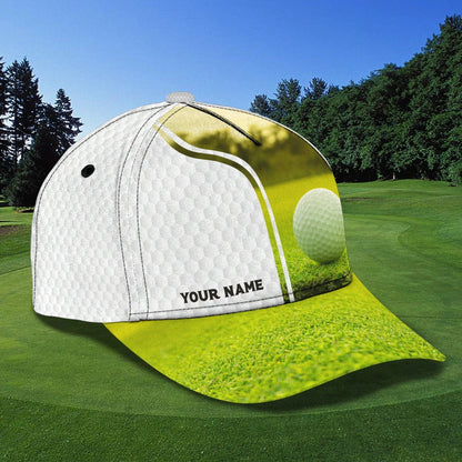 Customized White Green Golf Cap Hat For Girl, Queen Of The Green Cap Golfer Gift, Golfer Gifts CO0364