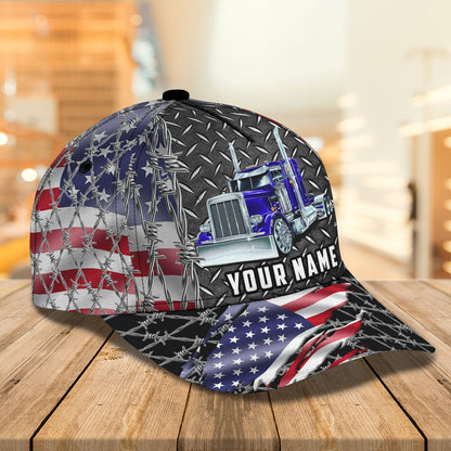 3D Classic Cap Trucker 020 Personalized Name Cap Lasfour CA0727