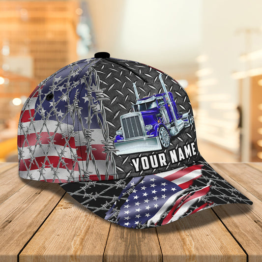 3D Classic Cap Trucker 020 Personalized Name Cap Lasfour CA0727