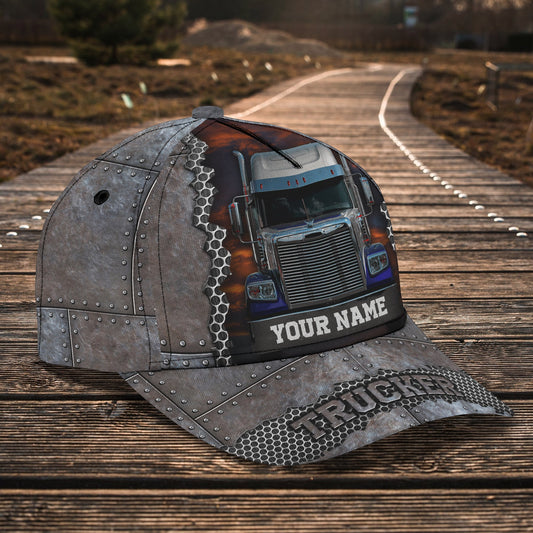 3D Classic Cap Truckercap01 Personalized Name Cap Lasfour CA0676