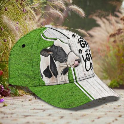 3D Classic Cap Cow Cap 01 Personalized Name Cap Lasfour CA0628