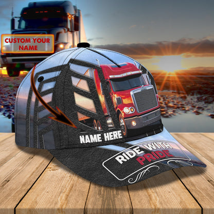 3D Classic Cap I Am Trucker Personalized Name Cap CA0527