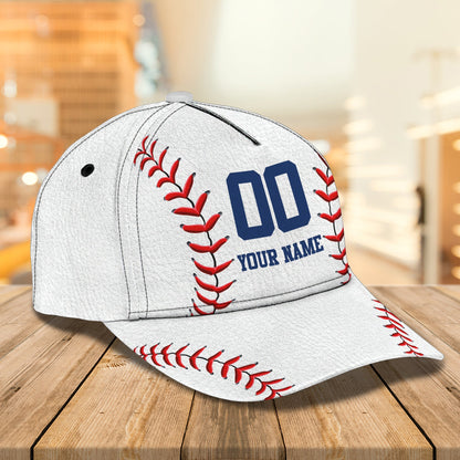 3D Classic Cap Baseball Personalized Name Cap Lasfour CA2194