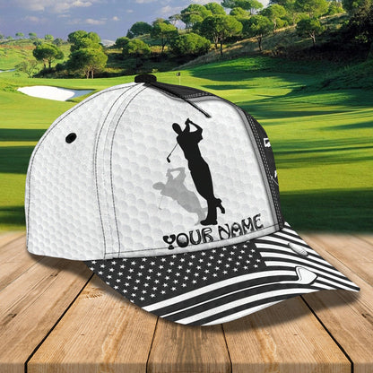 Personalized 3D Full Printed Baseball Cap For Golfer, Goft Men Caps, Golf Man Hat, Cool Golf Hats CO0346