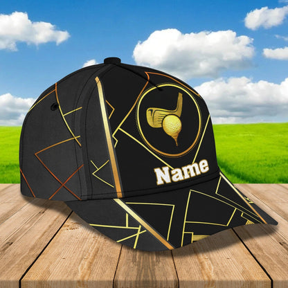 Custom Name 3D Full Priinting Classic Cap For Golfer, Adult Golfer Cap, Golf Lovers Cap Hat CO0362