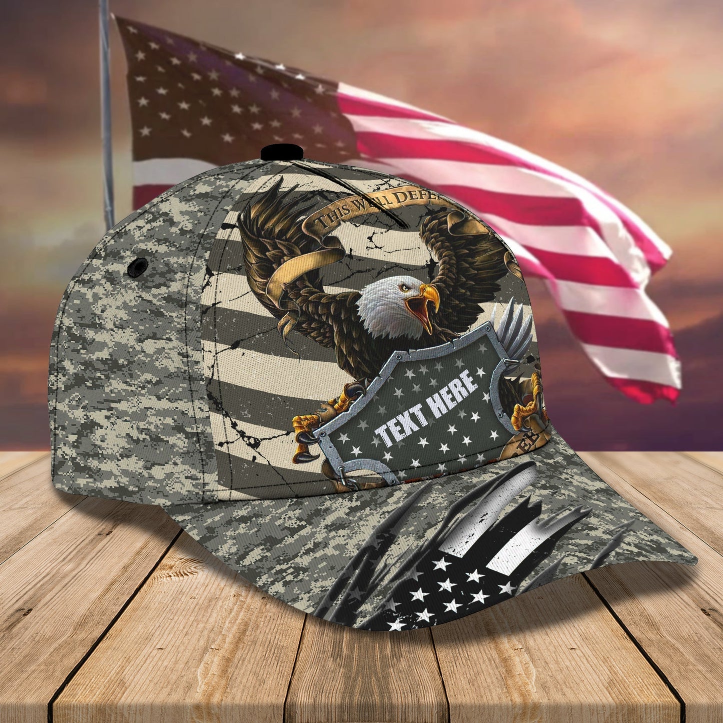 Personalized 3D All Over Print Veteran Cap Hat, Baseball Cap Hat For A Veteran, Gift For Veteran CO0529