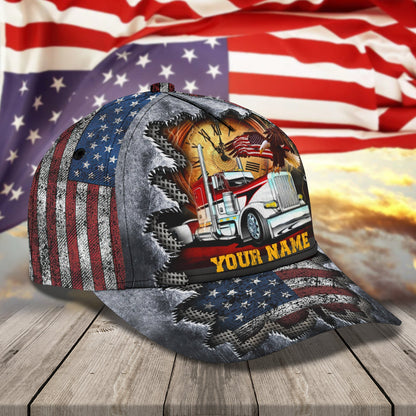 3D Classic Cap I Am Trucker Cool Personalized Name Cap Lasfour CA0555