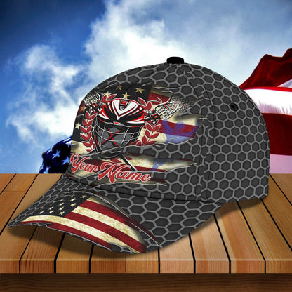 3D Classic Cap Lacrosse Personalized Name Cap Lasfour CA1943