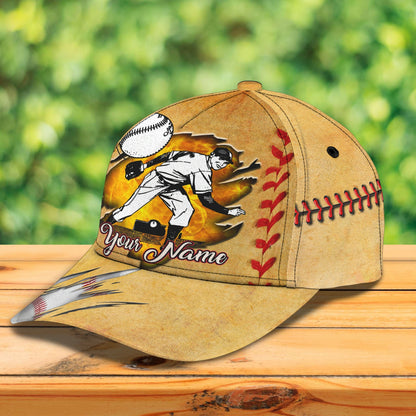 3D Classic Cap Baseball Personalized Name Cap CA0522