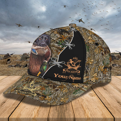 3D Classic Cap Duck Huntingpersonalized Name Cap Lasfour CA2189