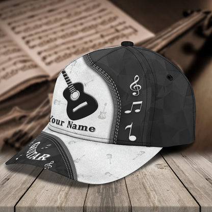 3D Classic Cap Guitar 11 Personalized Name Cap Lasfour CA0651