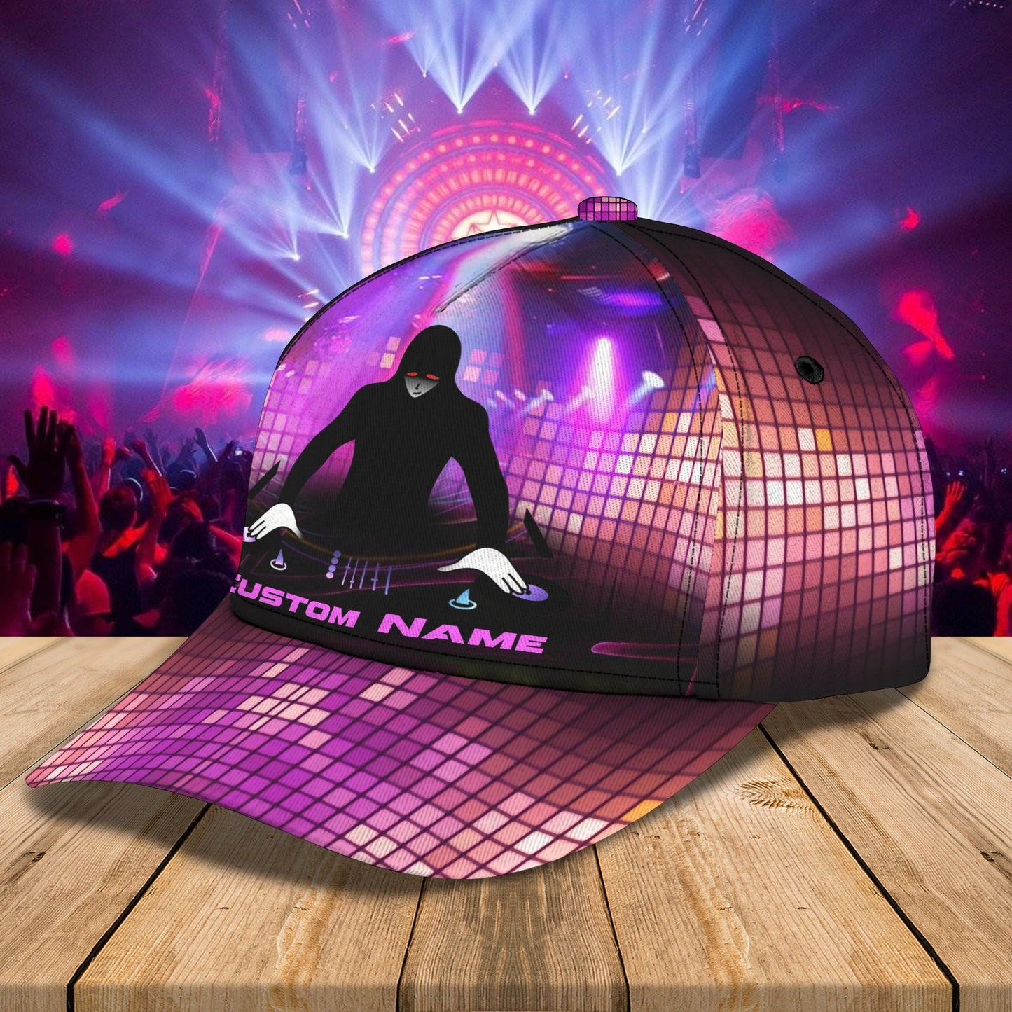 3D Classic Cap Dj 03 Personalized Name Cap Lasfour CA2219