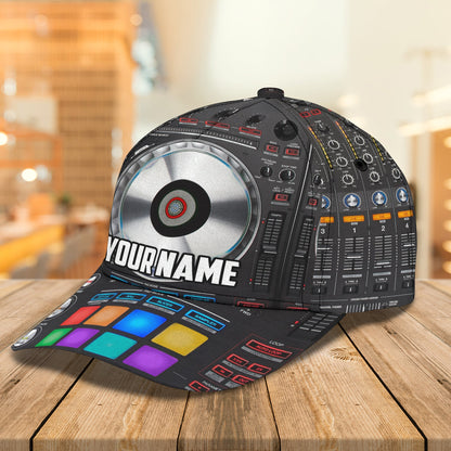 3D Classic Cap Dj Personalized Name Cap Lasfour CA0731