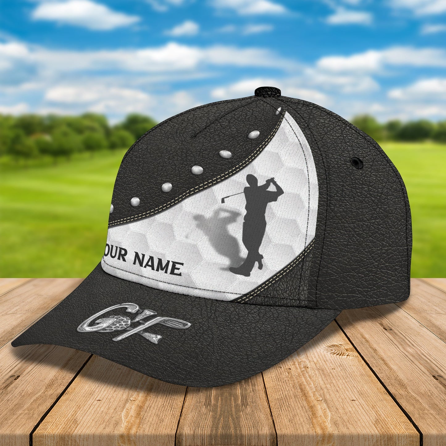 Personalized 3D Full Print Golf Cap, Perfect Cap Hat for Golfer, Golf Cap for Men Women CO0203