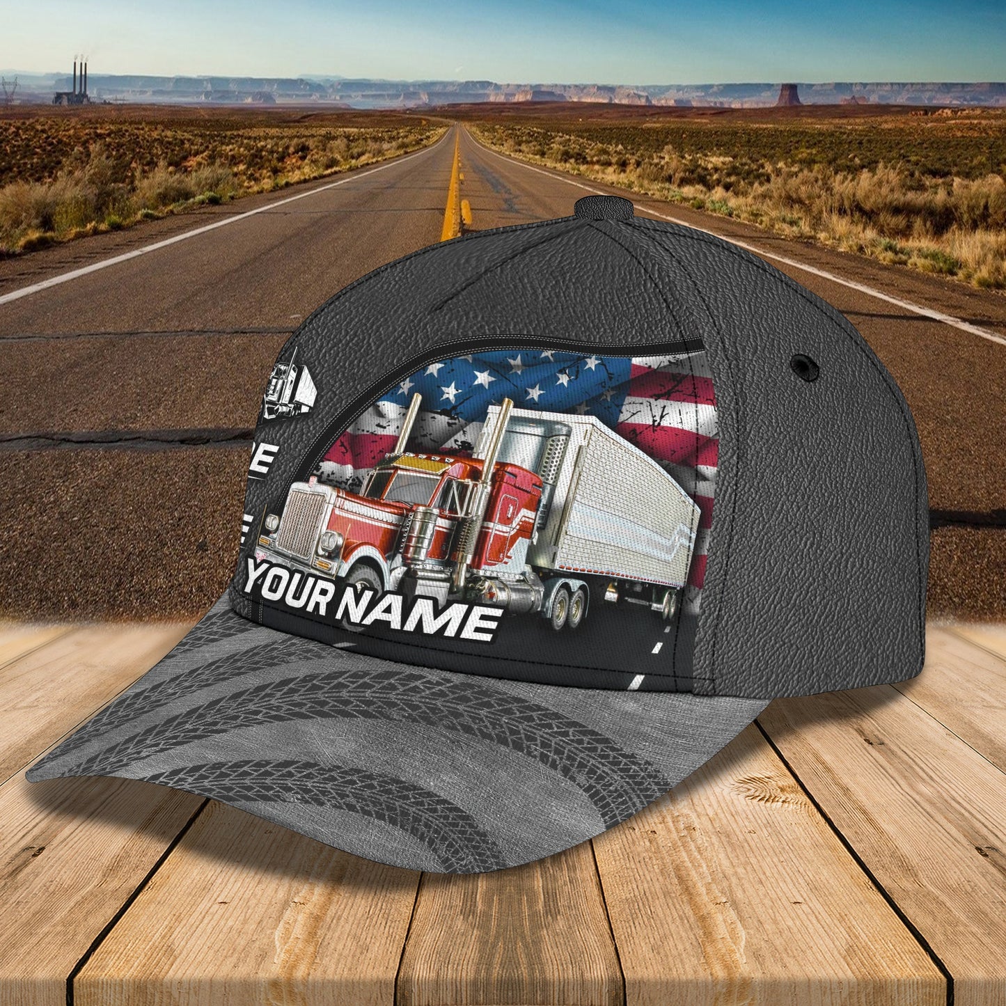 3D Classic Cap Trucker 030 Personalized Name Cap Lasfour CA0715