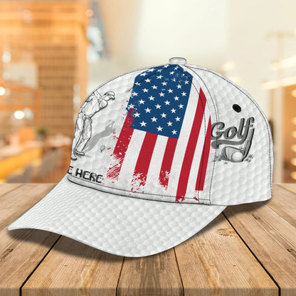 Personalized 3D Full Printed Baseball Cap For Golfer, Goft Men Caps, Golf Man Hat, Cool Golf Hats CO0346