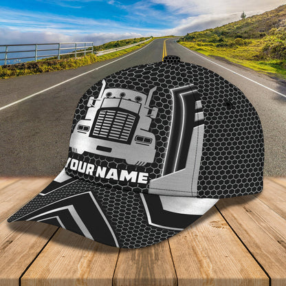 3D Classic Cap Trucker Cap 5 Personalized Name Cap Lasfour CA0598