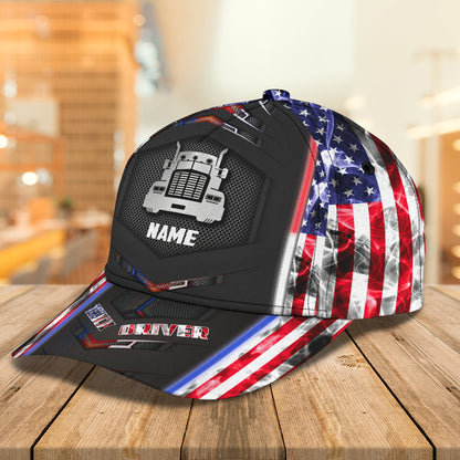 3D Classic Cap Trucker 01 Personalized Name Cap Lasfour CA0683