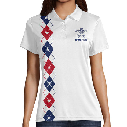 American Flag Golf Polo Shirt GW0018