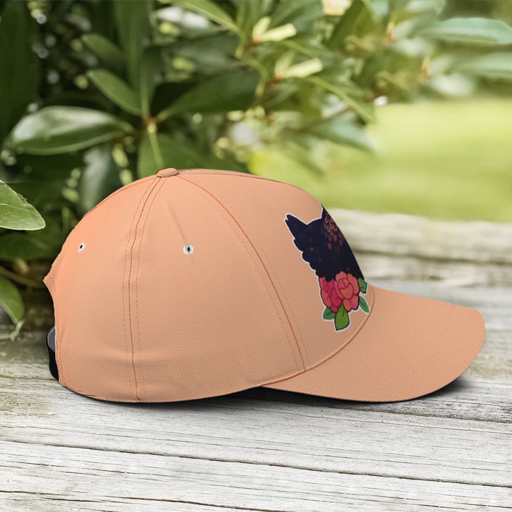 Funny Chicken Countryside Orange Baseball Cap Lasfour CO0919