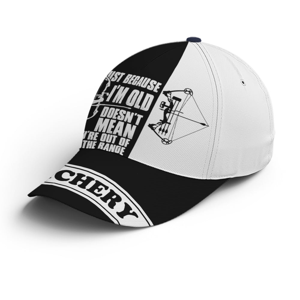 Baseball Cap For Archery Two-tone Vector Art Lasfour CO0970