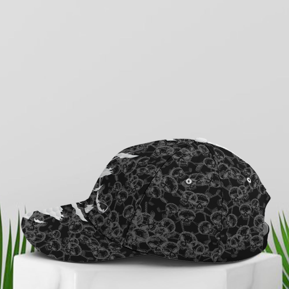 Golf Skull Pattern Baseball Cap Lasfour CO0735