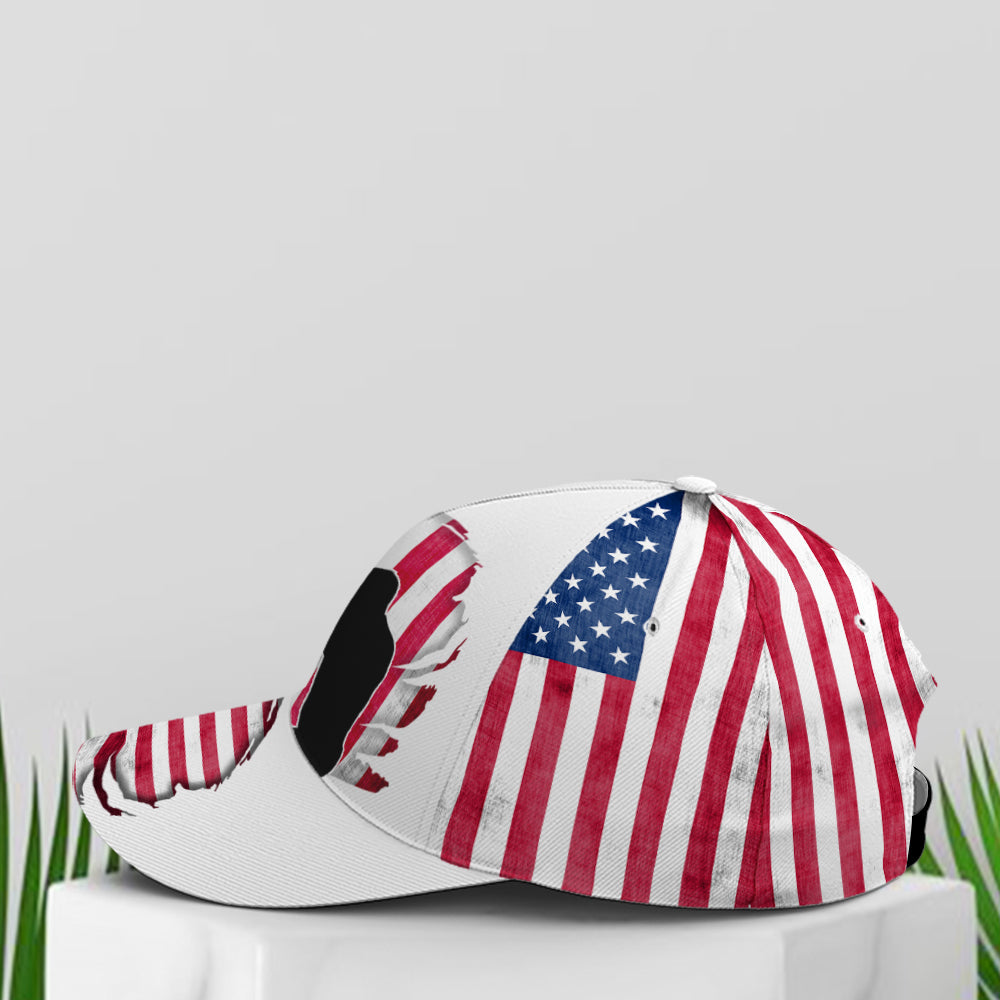 Baseball Cap For Boxing Lovers US Flag Pattern Lasfour CO0959