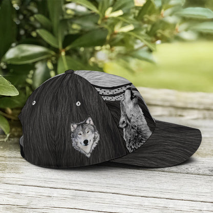 Wolf Skin Pattern Baseball Cap Lasfour CO0897