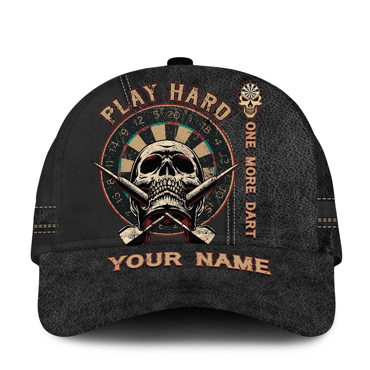 Personalized Dart Play hard Cap for Dart Team Dart Player, One More Dart Classic Cap CO0117