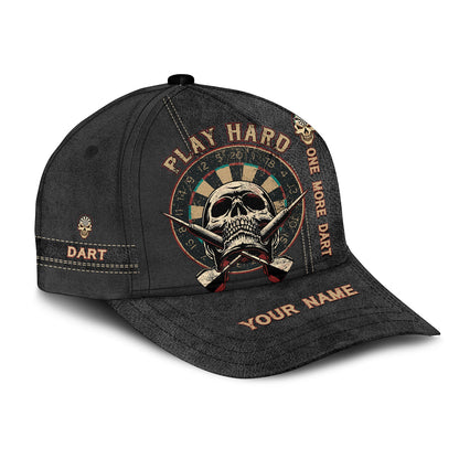 Personalized Dart Play hard Cap for Dart Team Dart Player, One More Dart Classic Cap CO0117