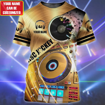 Customized 3D All Over Print DJ Shirt, Unisex Premium Tshirt For DJ Boyfriend, DJ Gift TO2277