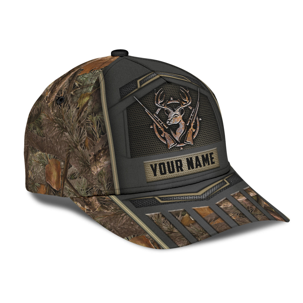 Custom Hunting Classic Cap Hat With Name, Hunter Baseball Cap Hat Present To Hunter Man Girl CO0637