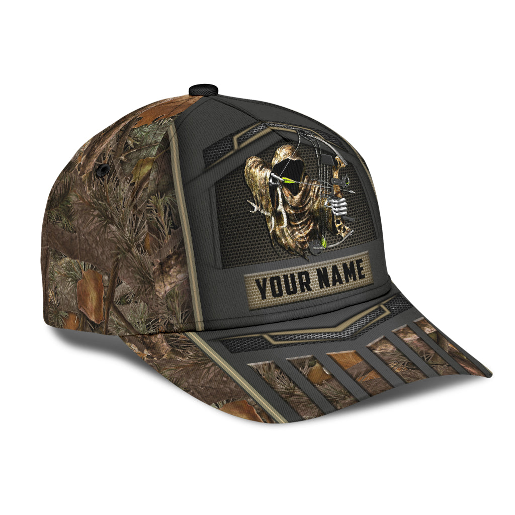 Bow Hunting Classic Cap Custom Name Baseball Cap Hat For Hunter Hunting Cap Hat CO0635