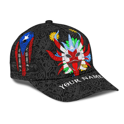 Personalized 3D all over Printed Puerto Rico Cap Hat, Puerto Rico Hat, Puerto Rican Gifts CO0151