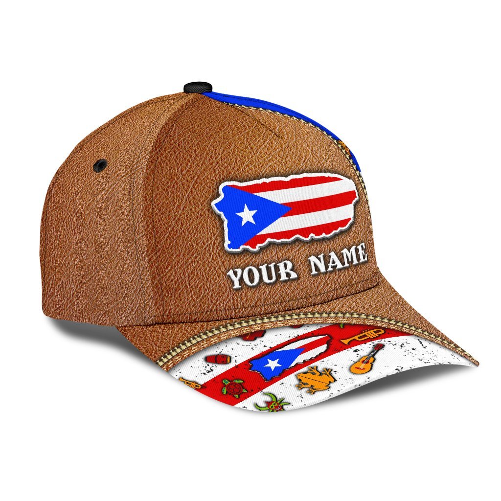 Customized Puerto Rico Cap, Classic Cap Hat For Puerto Rico Friends CO0582