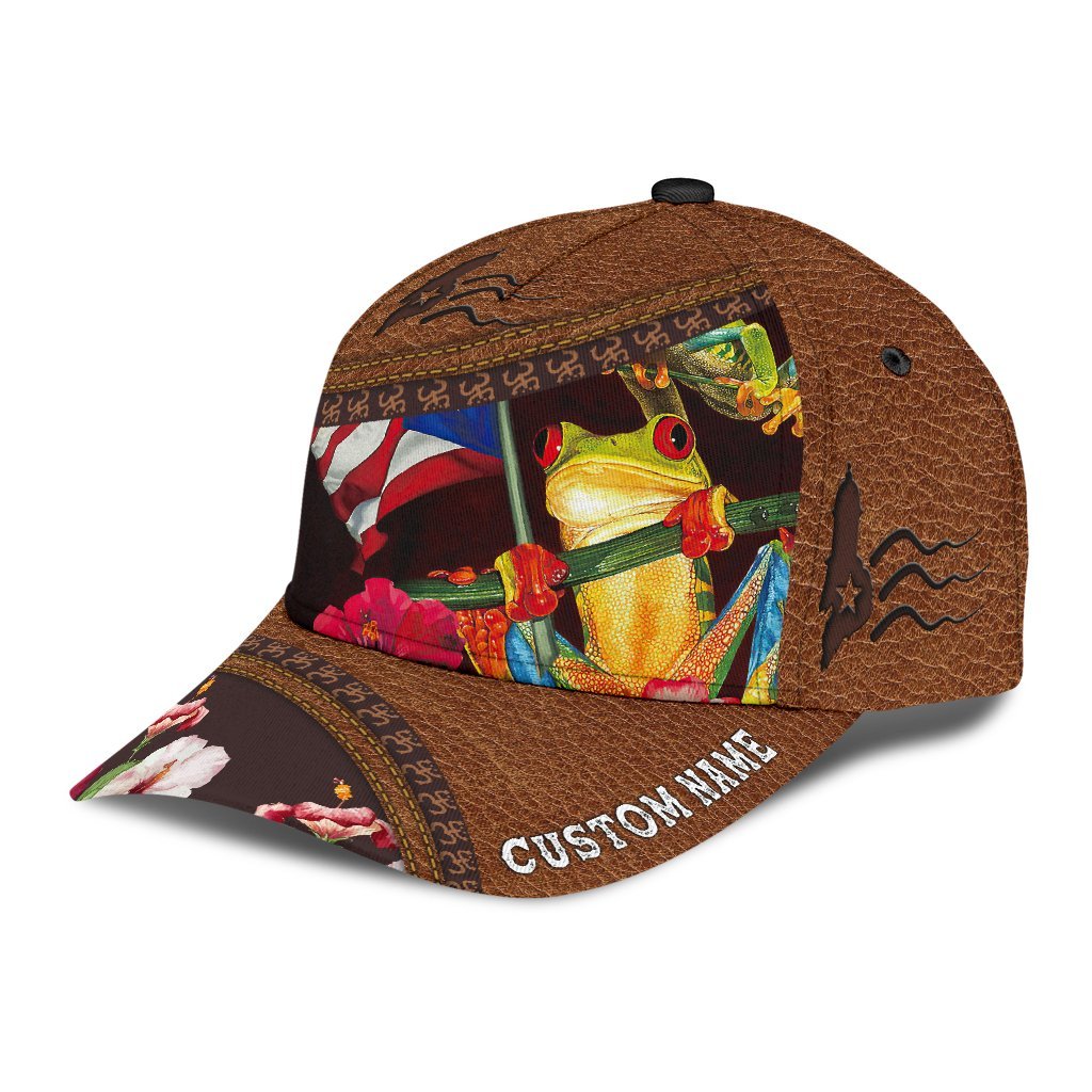 Customized Coqui Frog Puerto Rico Cap Hat, Puerto Rico Hats For Summer CO0587