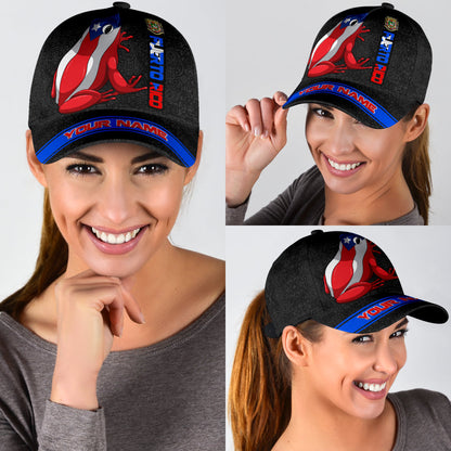 Personalized Puerto Rico Coqui Frog All Printed Classic Cap, Unisex Cap Hat For Puerto Rican CO0588