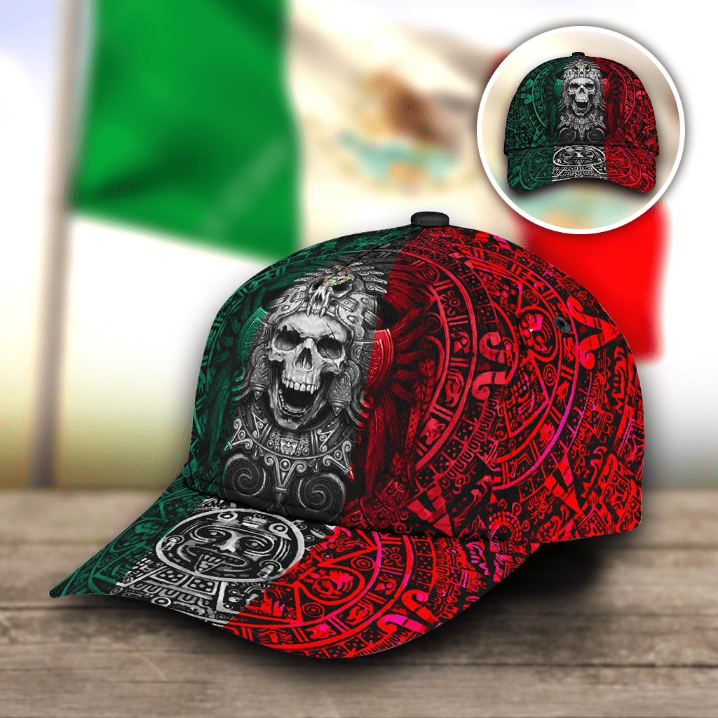 3D Full Printed Aztec Classic Cap, Aztex Unisex Hat For Men And Women, Aztec Hat, Baseball Aztec Cap CO0514