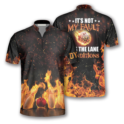 3D All Over Print It’s Not My Fault It’s The Lane Conditions Custom Bowling Jerseys for Men SO0621