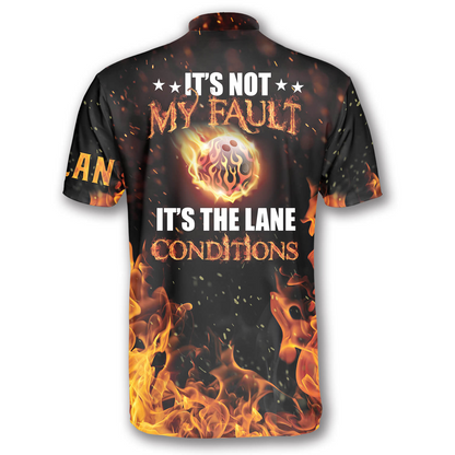 3D All Over Print It’s Not My Fault It’s The Lane Conditions Custom Bowling Jerseys for Men SO0621