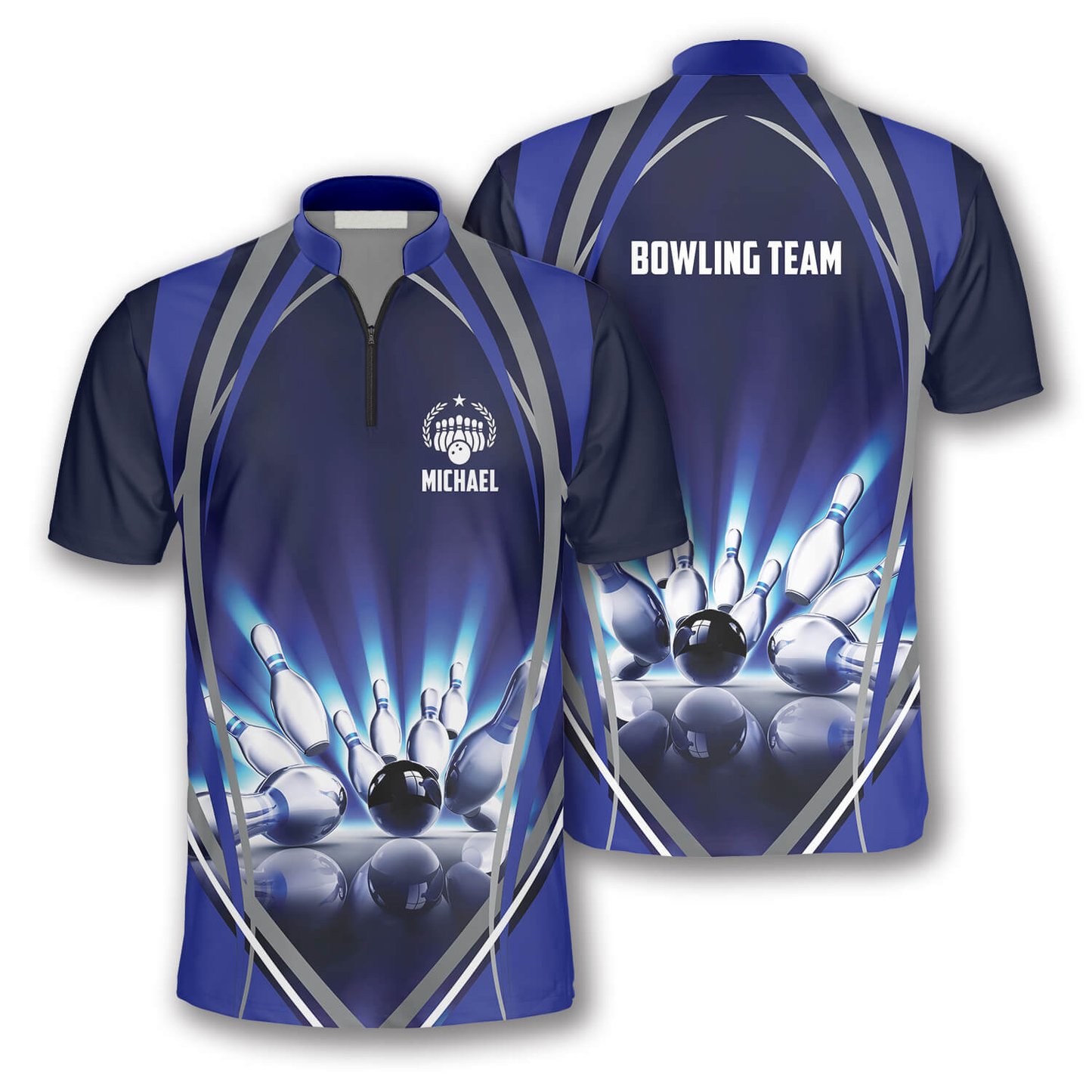 Healthy Hobby Custom Bowling Jerseys for Men, Uniform for Team Bowling, Bowling Jersey Shirt SO0558